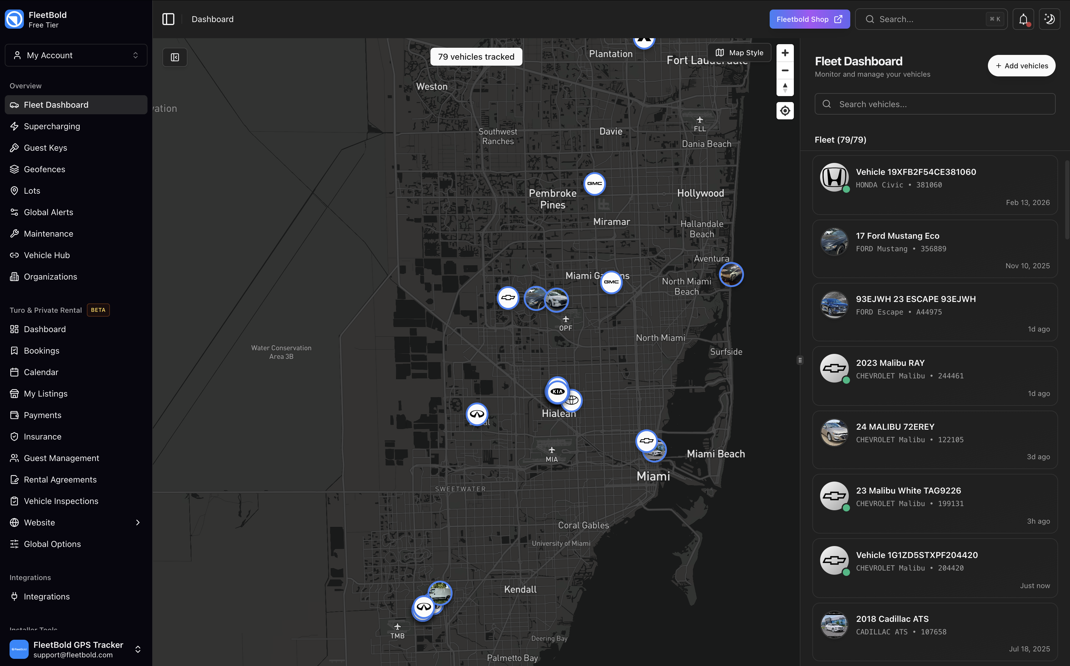 FleetBold Dashboard
